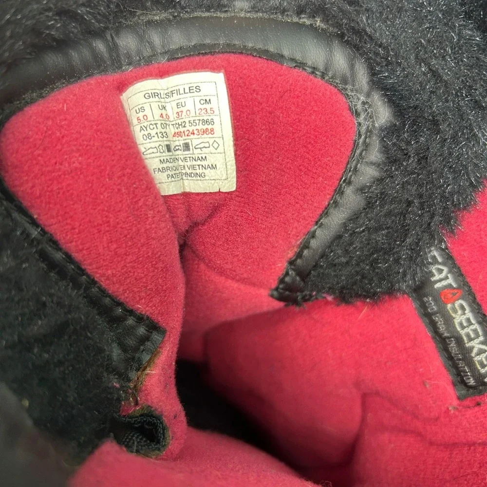 The North Face Chilkat Lace II Youth Girls 5 Waterproof Heatseeker Snow Boot
